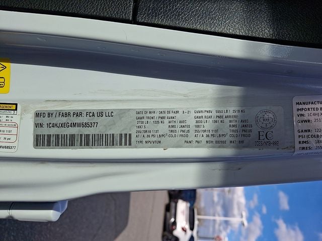 2021 Jeep Wrangler Unlimited Sahara