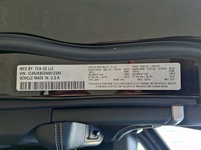 2022 Jeep Grand Cherokee L Limited