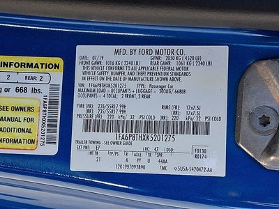 2019 Ford Mustang EcoBoost