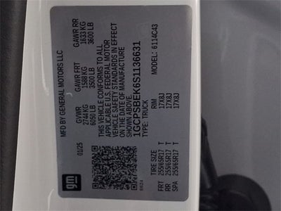 2025 Chevrolet Colorado Work Truck