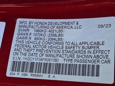 2023 Honda Accord EX
