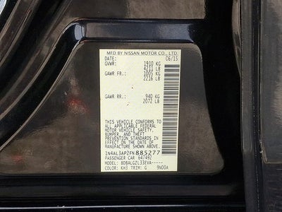 2015 Nissan Altima 2.5 S