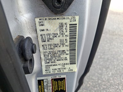 2010 Nissan Frontier SE I4