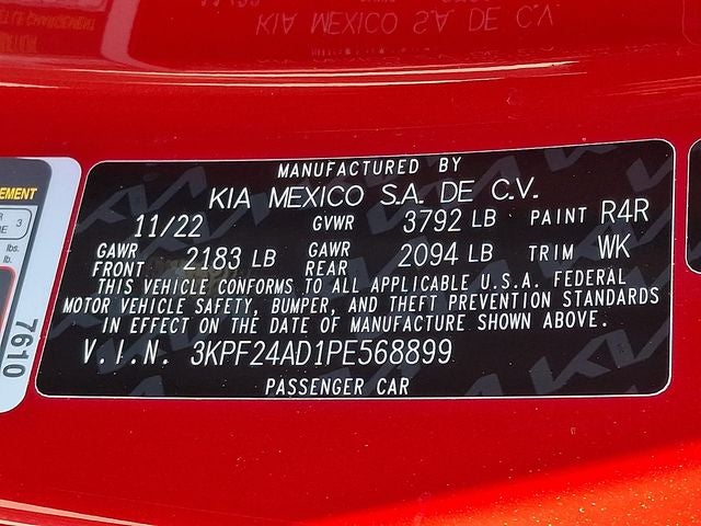 2023 Kia Forte LXS