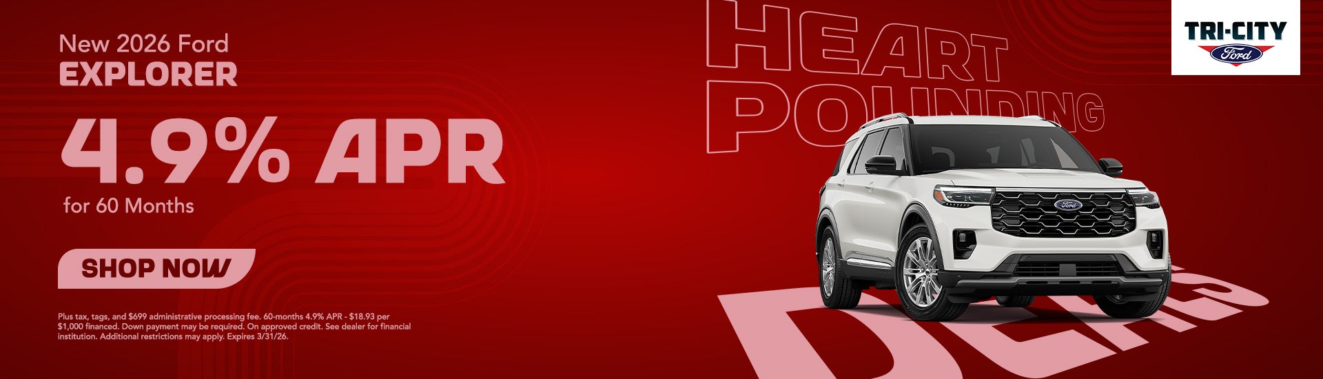 New 2026 Ford Explorer